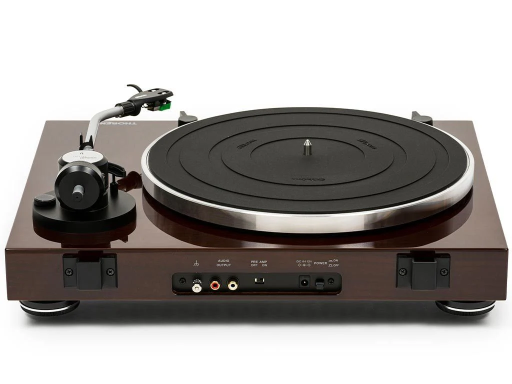 Thorens TD 204 walnoot handmatige snaaraangedreven platenspeler - Image 2