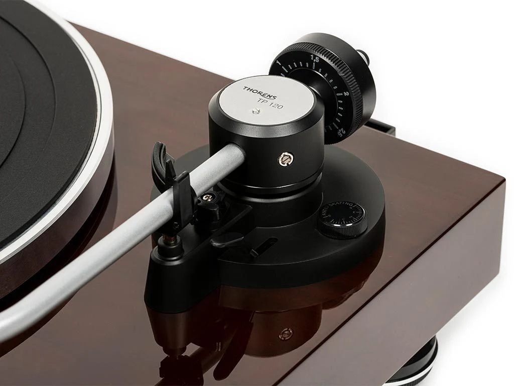 Thorens TD 204 walnoot handmatige snaaraangedreven platenspeler - Image 8
