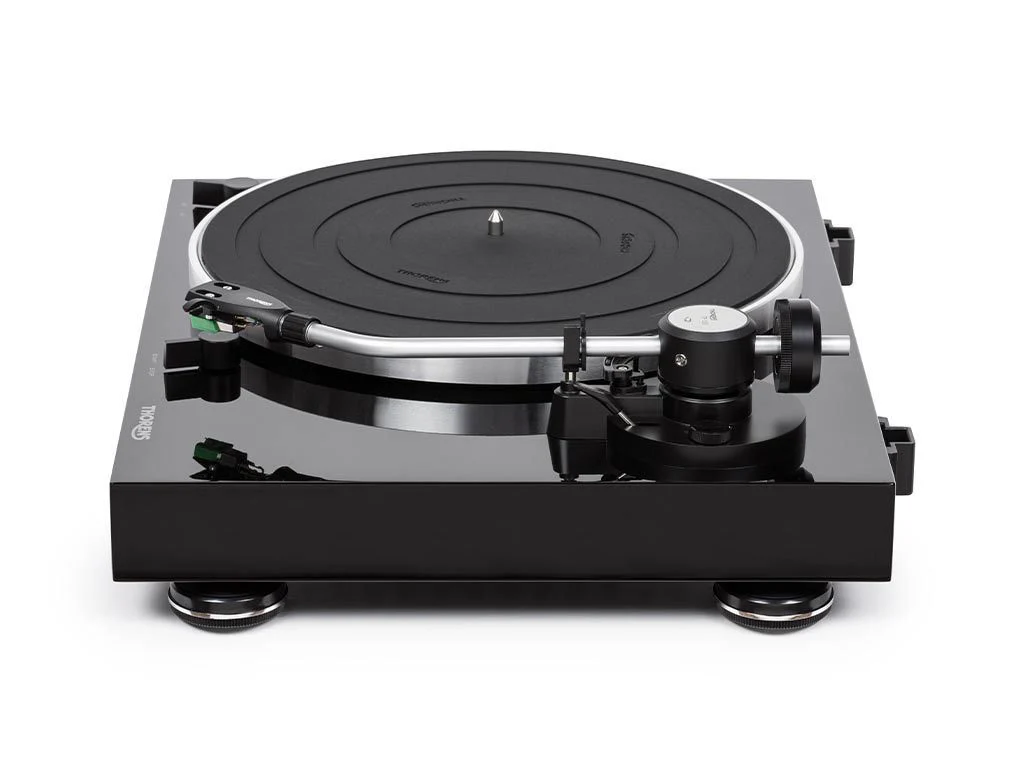 Thorens TD 204 zwart handmatige snaaraangedreven platenspeler - Image 6