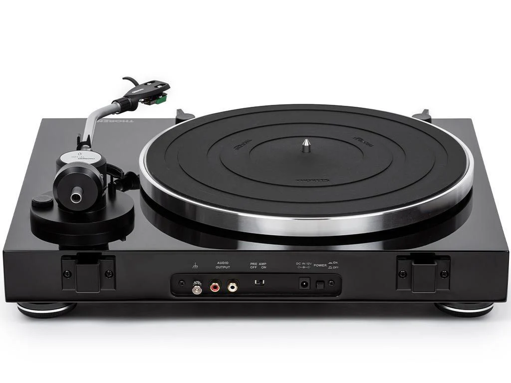 Thorens TD 204 zwart handmatige snaaraangedreven platenspeler - Image 7