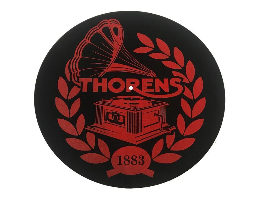 Thorens Viltmat met logo Originele Thorens viltmat (slipmat) met officiële Thorens logo