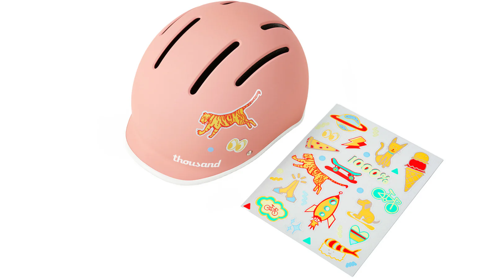 Thousand Jr. Kids Fietshelm Kinder - Power Pink - Image 6
