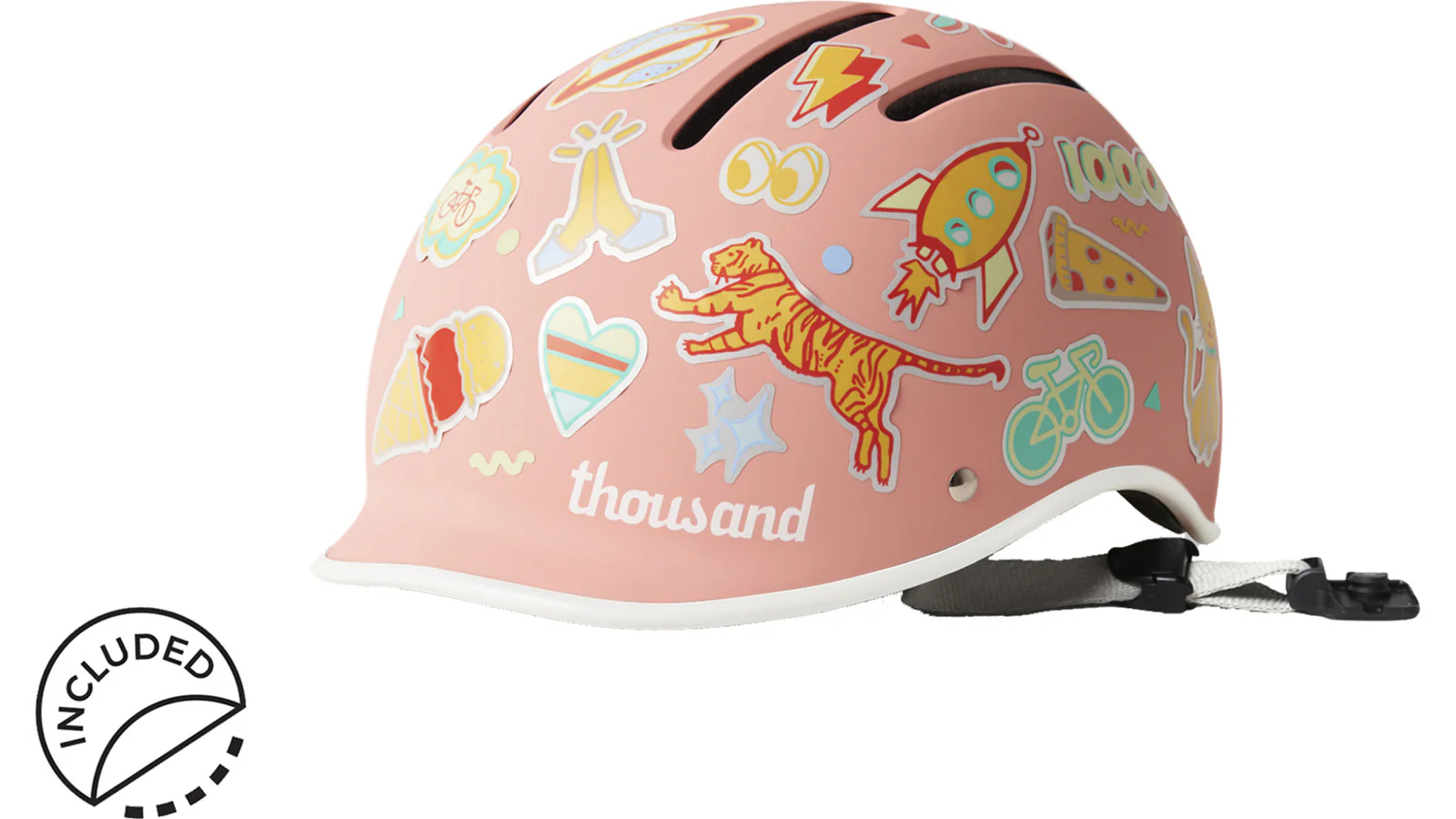 Thousand Jr. Kids Fietshelm Kinder - Power Pink - Image 8