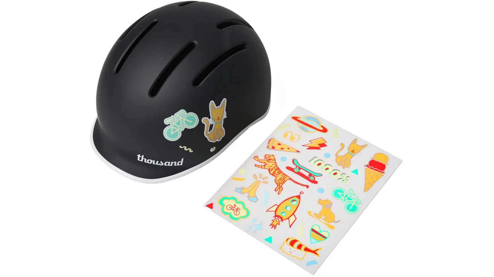 Thousand Jr. Kids Fietshelm kinder - Zwart - Image 6