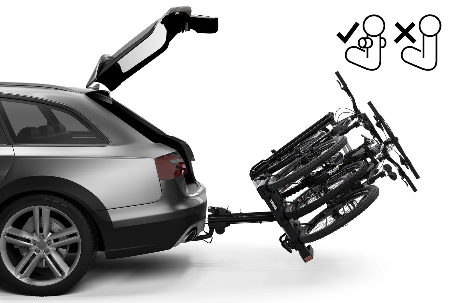 Thule EasyFold XT F 3 fietsendrager voor 3 fietsen - Image 3