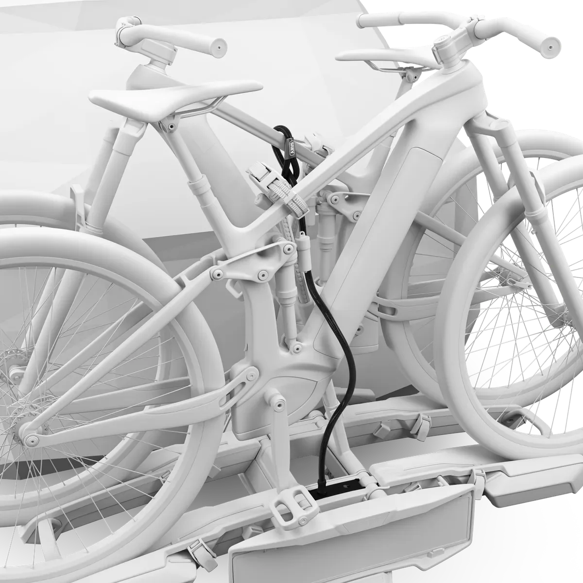Thule High-Grade Lock fietsendrager fietsslot ABUS zwart - Image 2