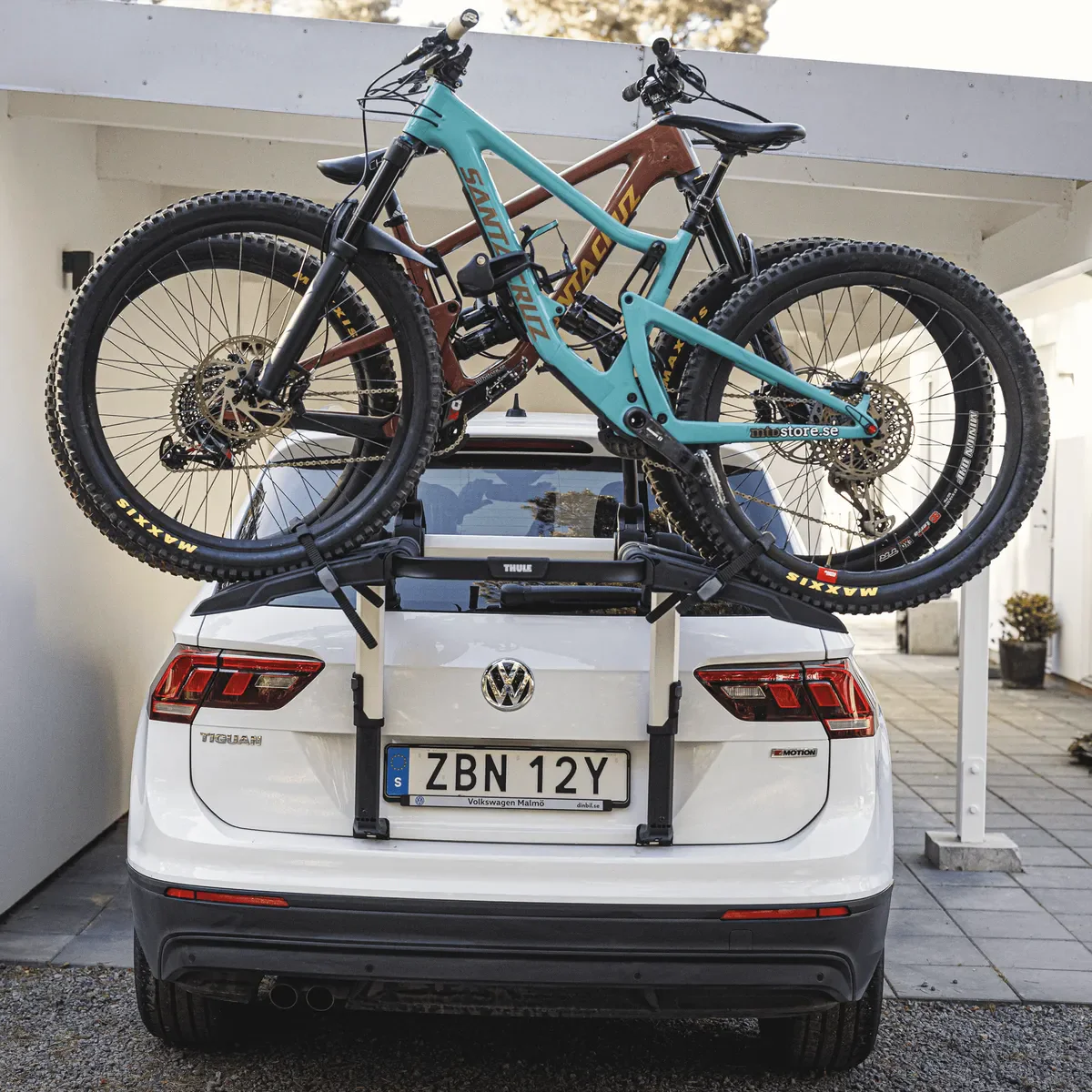 Thule OutWay Platform 2 fietsendrager voor op de kofferbak zwart met aluminium - Image 7