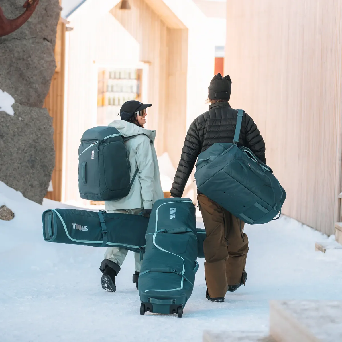 Thule RoundTrip ski- en snowboard duffel 80L zwart - Image 5
