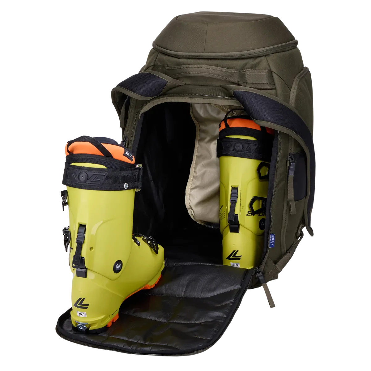 Thule RoundTrip snowboard- en skischoen rugzak 60L deep kaki/bruin - Image 3