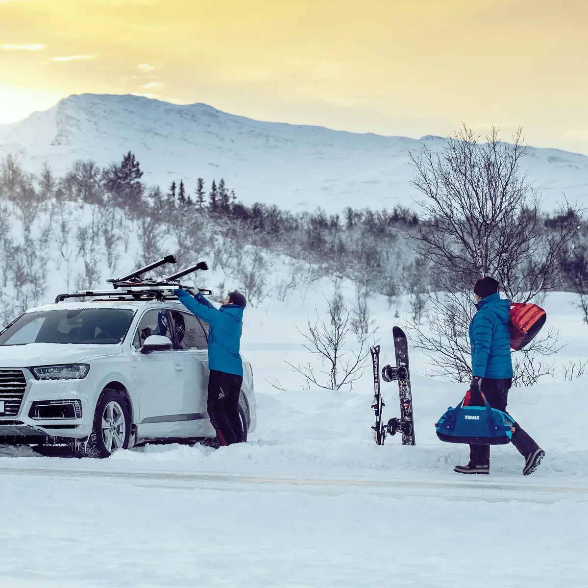 Thule SnowPack Extender skidrager en snowboarddrager zwart - Image 2