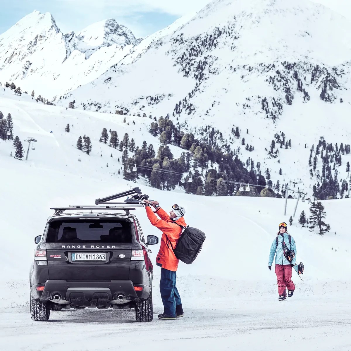 Thule SnowPack Extender skidrager en snowboarddrager zwart - Image 4