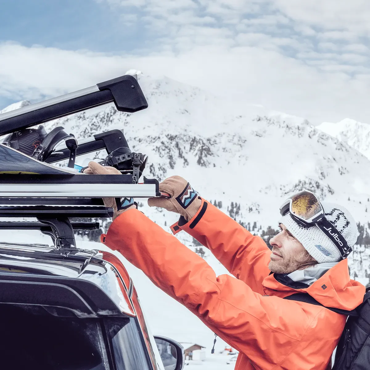 Thule SnowPack Extender skidrager en snowboarddrager zwart - Image 5