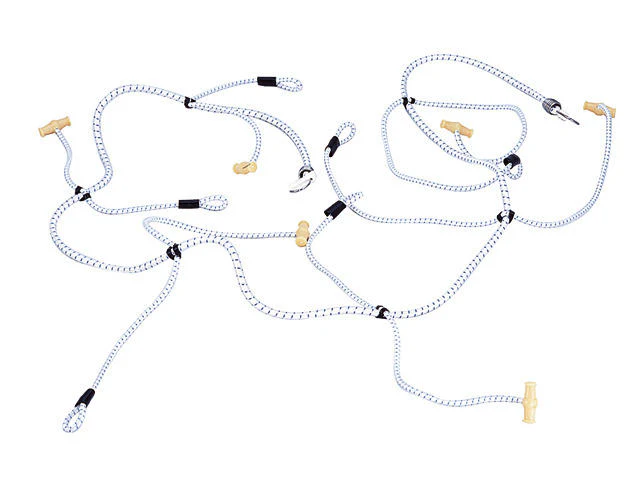Trem Zeilbevestiger spin 200 cm, 6 mm elastiek