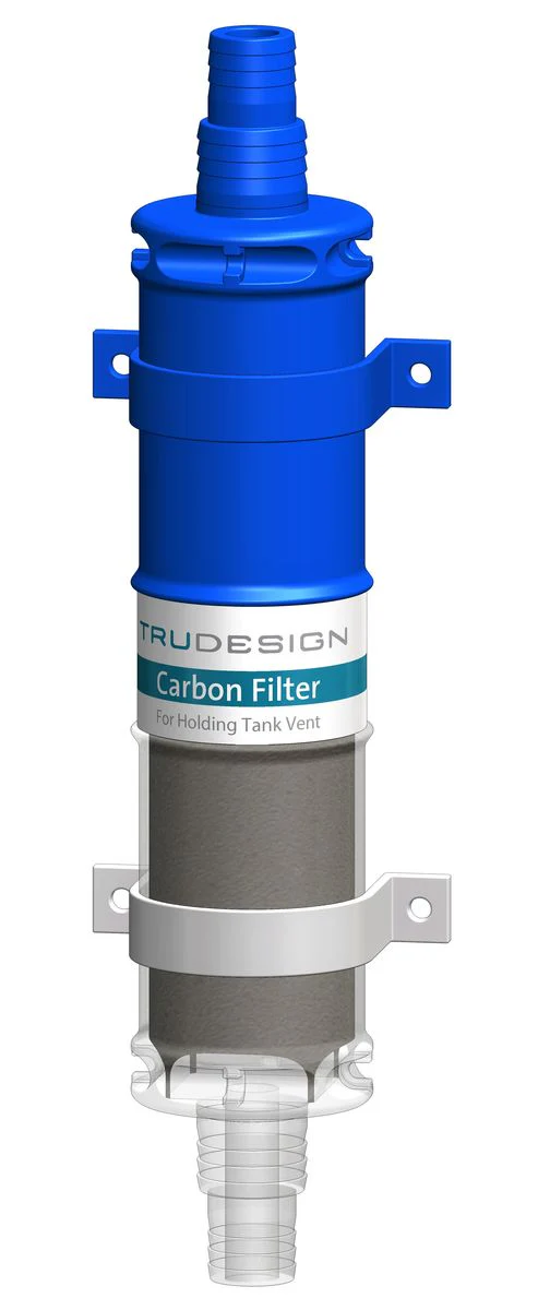 TruDesign Carbon Filter voor op ontluchtings pijp van een opvangtank