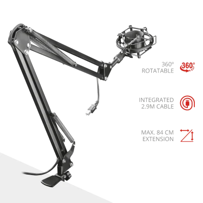 Trust GXT253 Emita microfoon arm - Image 5