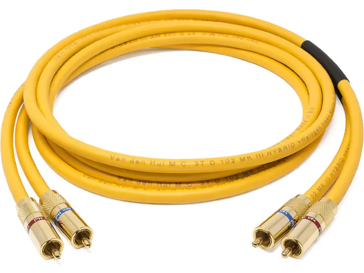 Van Den Hul D-102 III H 3T pair RCA 80cm interlink interconnect met zeer hoge beschermingsfactor - Image 2