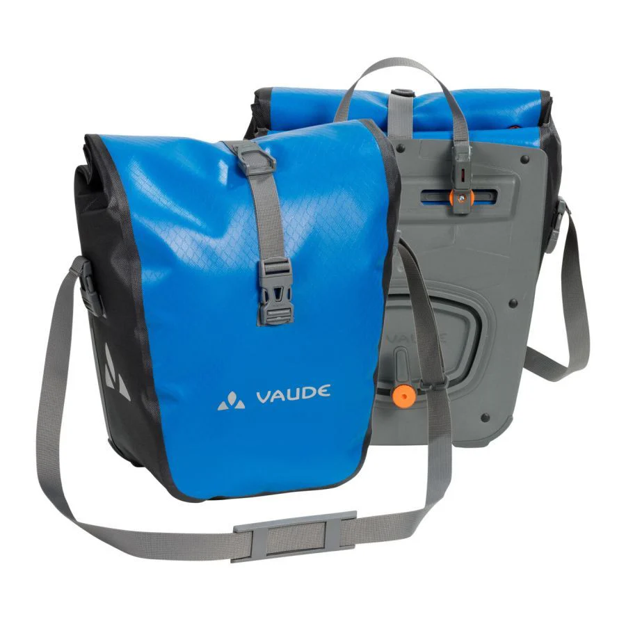 Vaude Aqua front voortassen voor fiets blauw