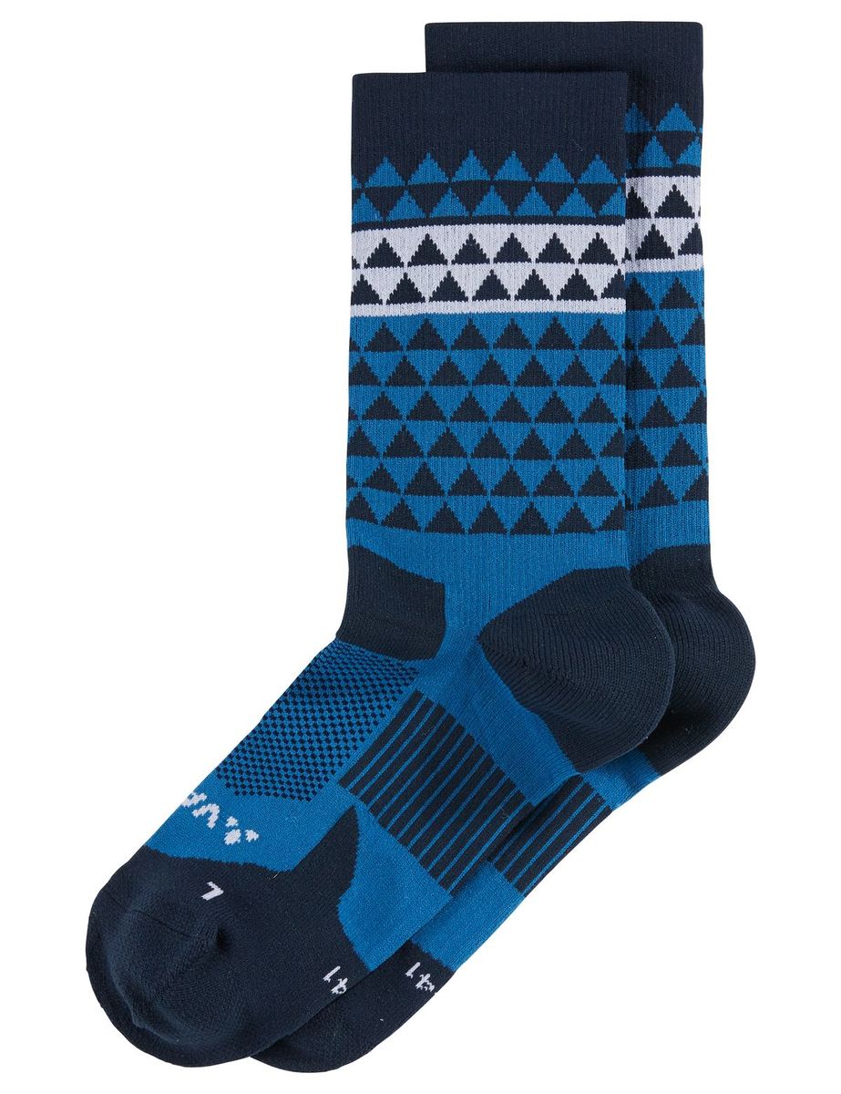 Vaude Bike Sokken half lang fietssokken blauw - Image 2