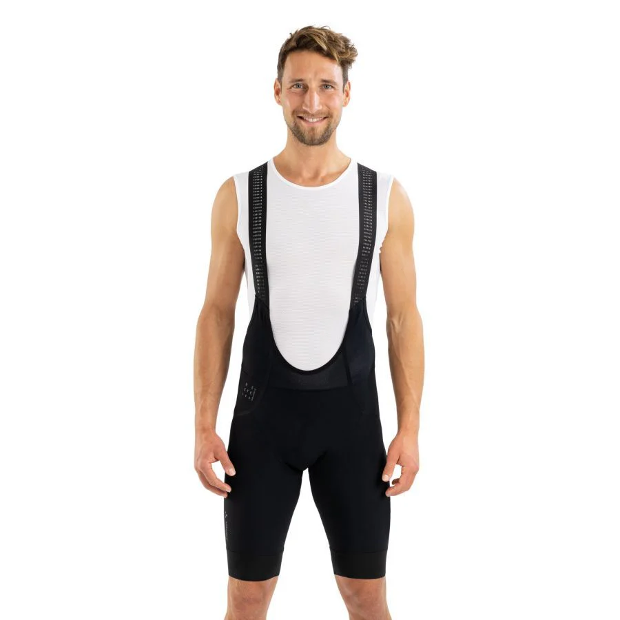 Vaude Kuro Bib Tights II gravel fietsbroek kort zwart heren - Image 3