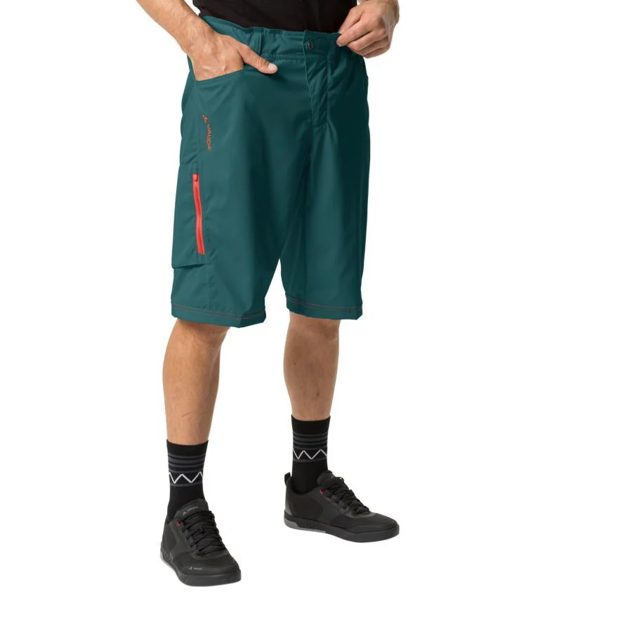 Vaude Ledro MTB fietsbroek kort groen heren - Image 3