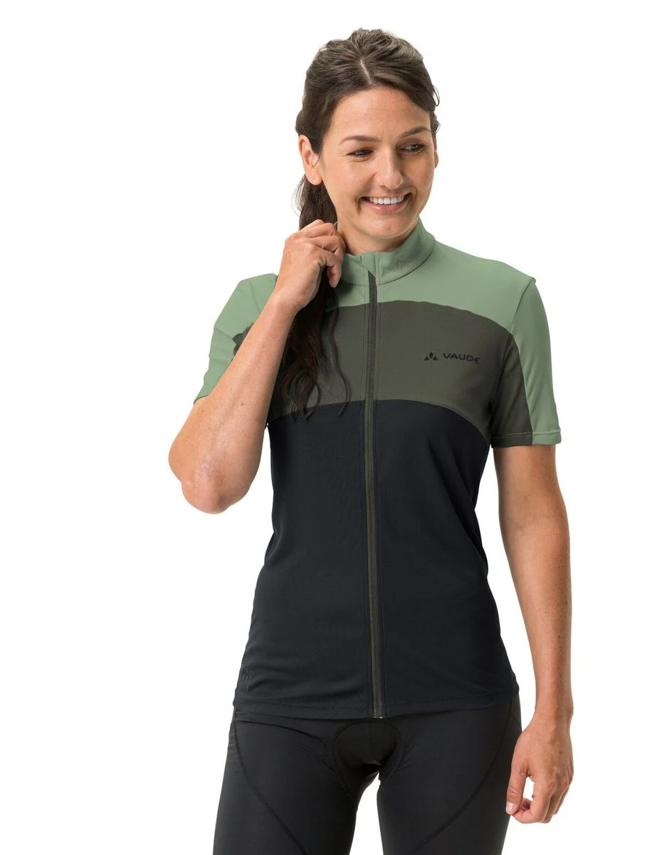 Vaude Matera FZ Tricot fietsshirt korte mouwen groen dames - Image 10