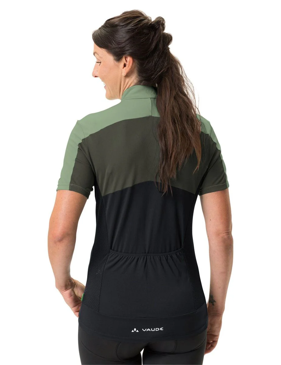 Vaude Matera FZ Tricot fietsshirt korte mouwen groen dames - Image 11