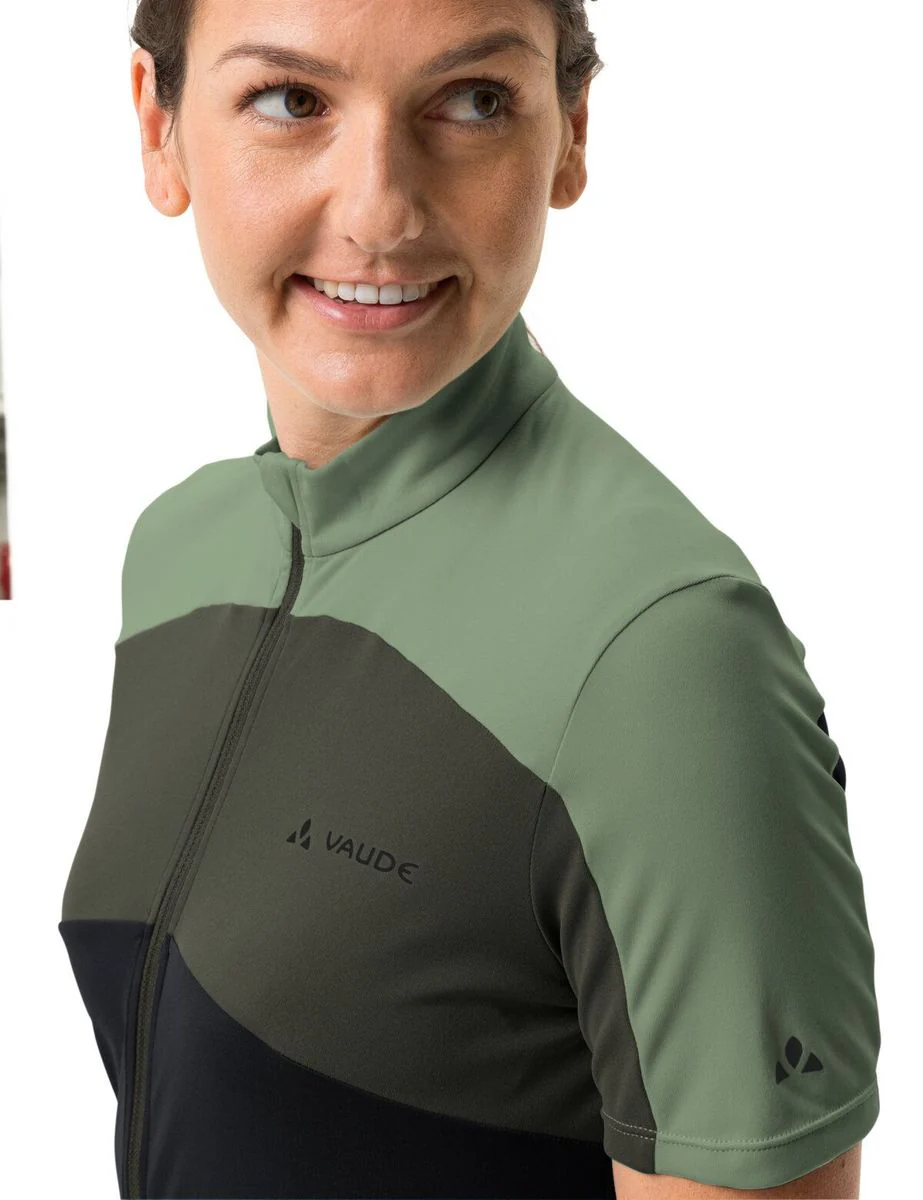 Vaude Matera FZ Tricot fietsshirt korte mouwen groen dames - Image 12