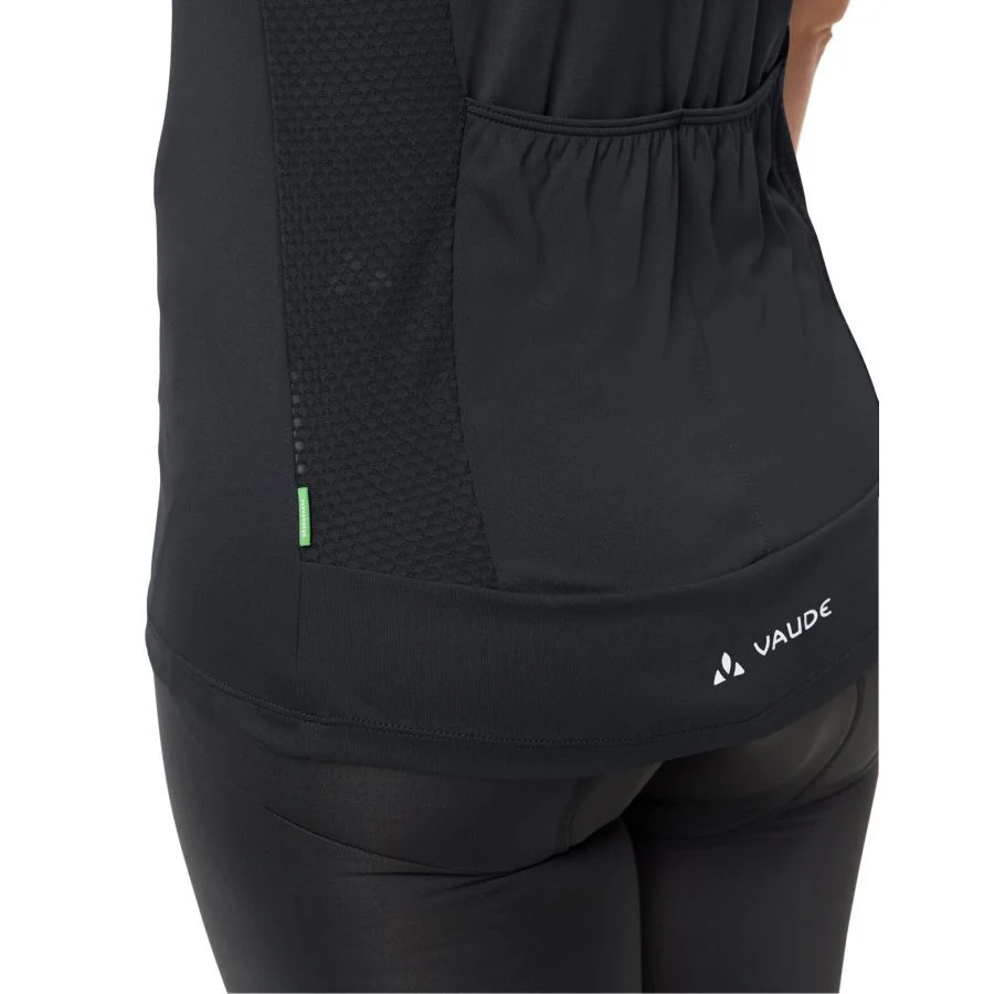 Vaude Matera FZ Tricot fietsshirt korte mouwen groen dames - Image 6