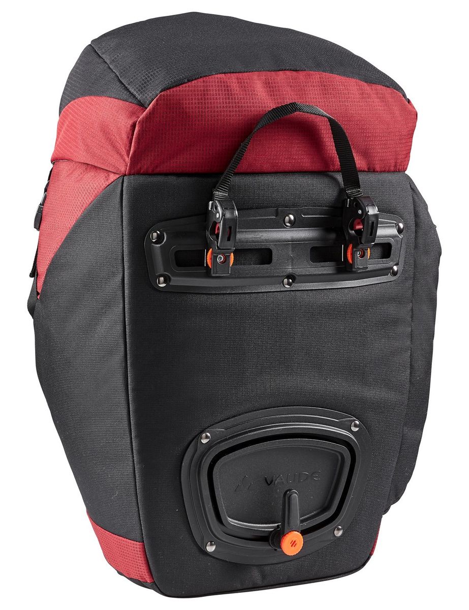 Vaude OnTour Back achtertassen voor fiets zwart/rood - Image 2