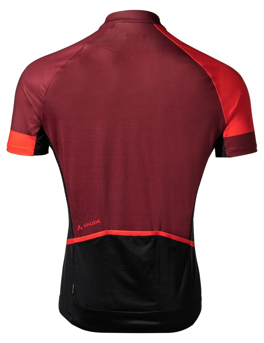 Vaude Posta FZ Tricot fietsshirt korte mouwen rood heren - Image 4