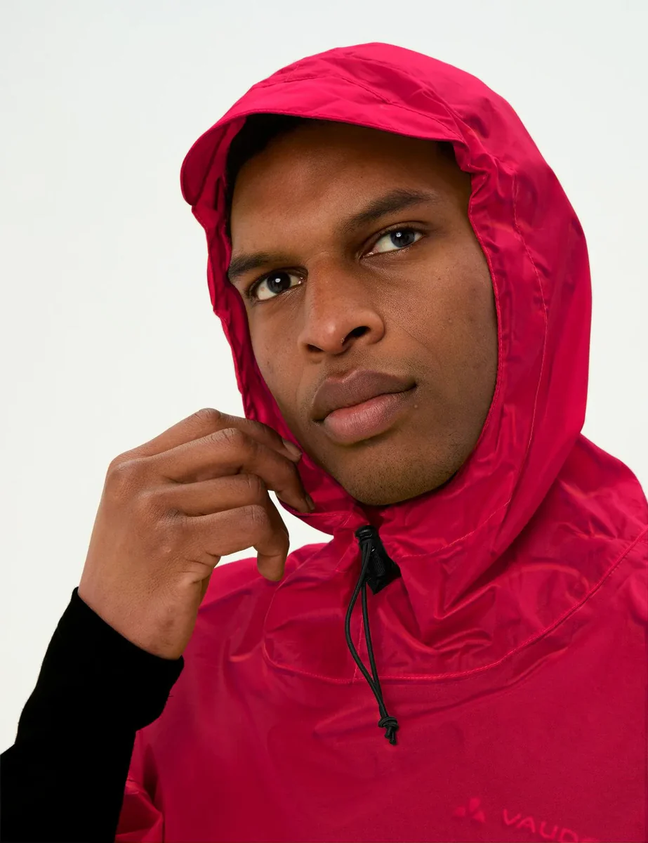 Vaude Valdipino regenponcho unisex rood - Image 5