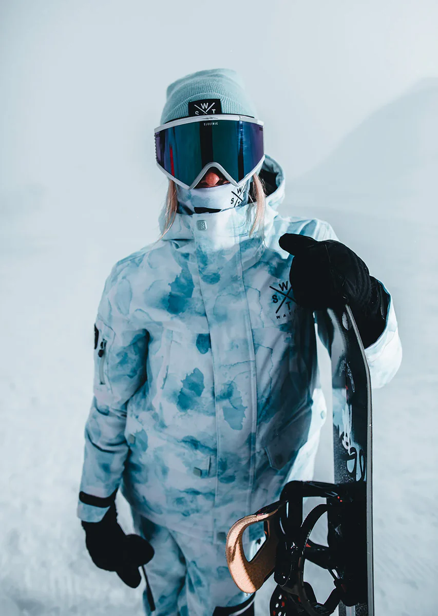 WATTS Clever Ski Jas Dames Lichtbauw/Wit - Image 3