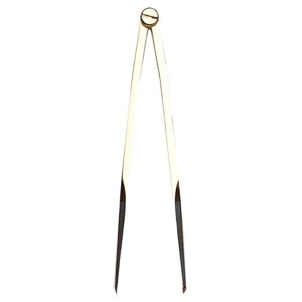 Weems & Plath Kaartpasser 8" recht messing