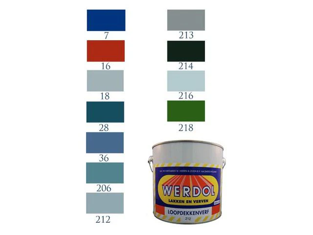 Werdol Loopdekverf halfglans aflak 2 l - Image 3