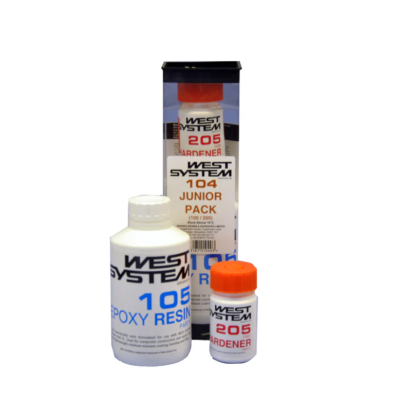 West System Junior Pack-104 105 epoxy hars met 205 verharder