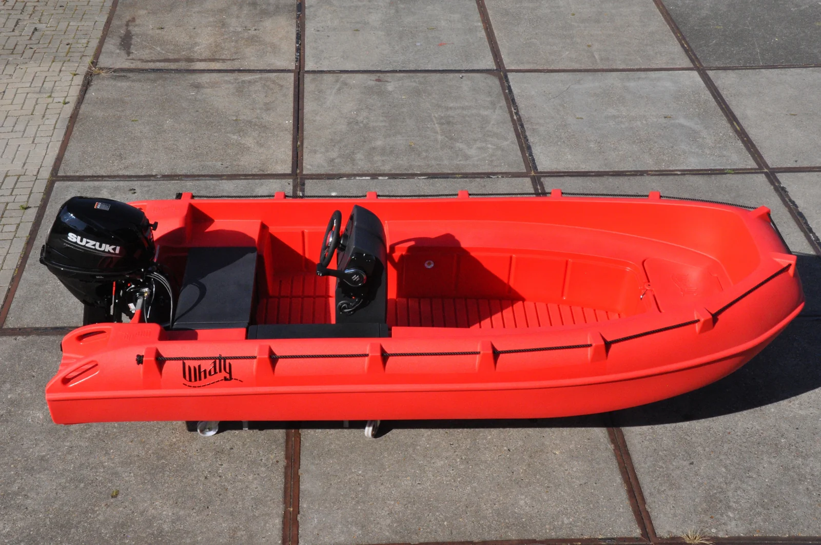 Whaly 435 Suzuki 30 pk consoleboot rood - Image 5