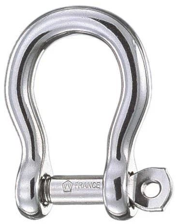 Wichard 1445 Harpsluiting 10 mm gevangen pin RVS