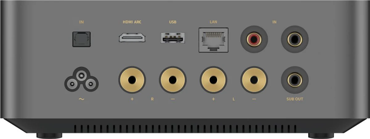 Wiim Amp Ultra space grey zeer compacte mini streaming versterker en ingebouwde DAC - Image 3