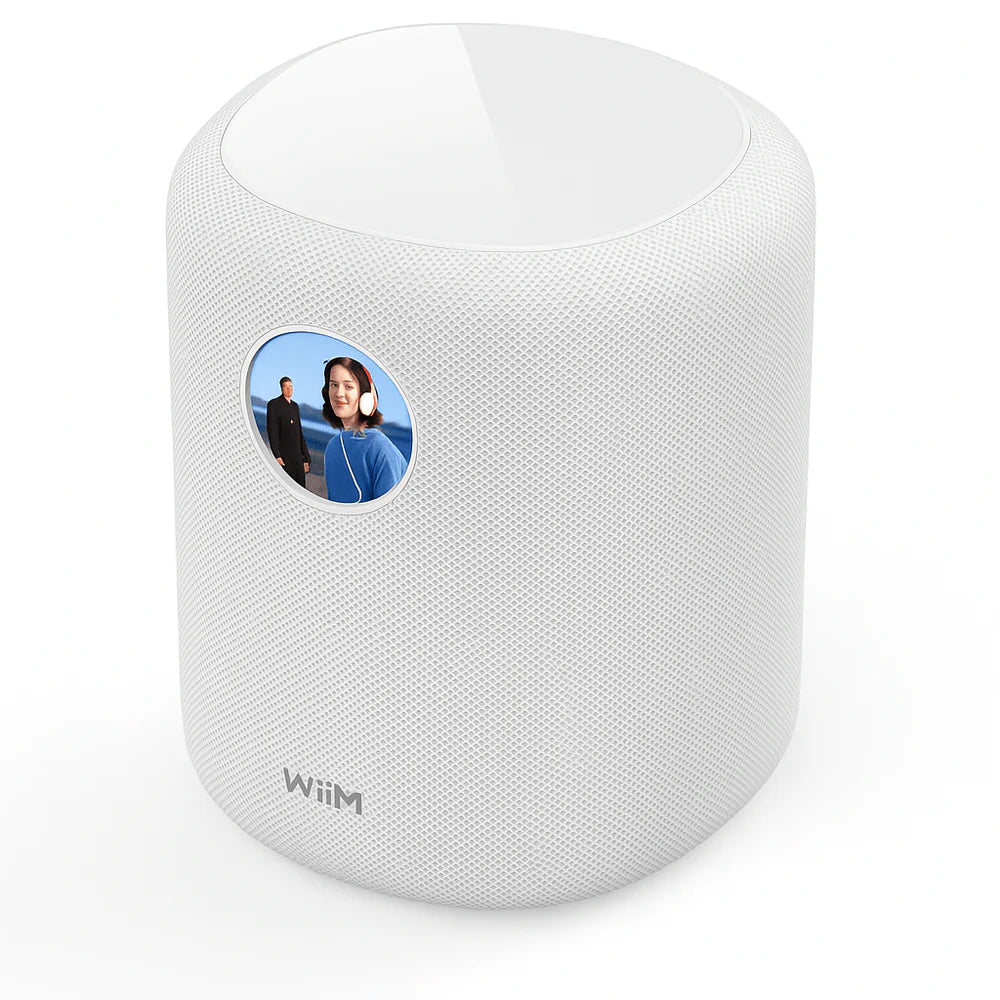 Wiim Sound wit Smart speaker met display