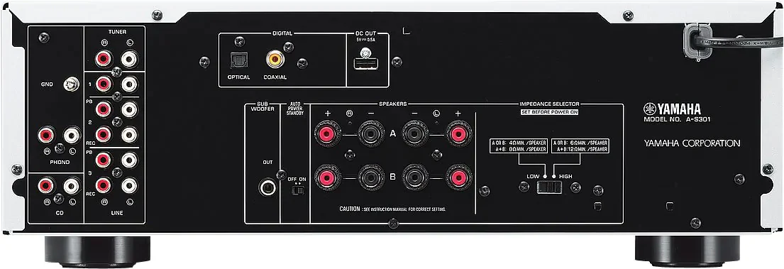 Yamaha A-S301S Versterker met alu front - Image 2