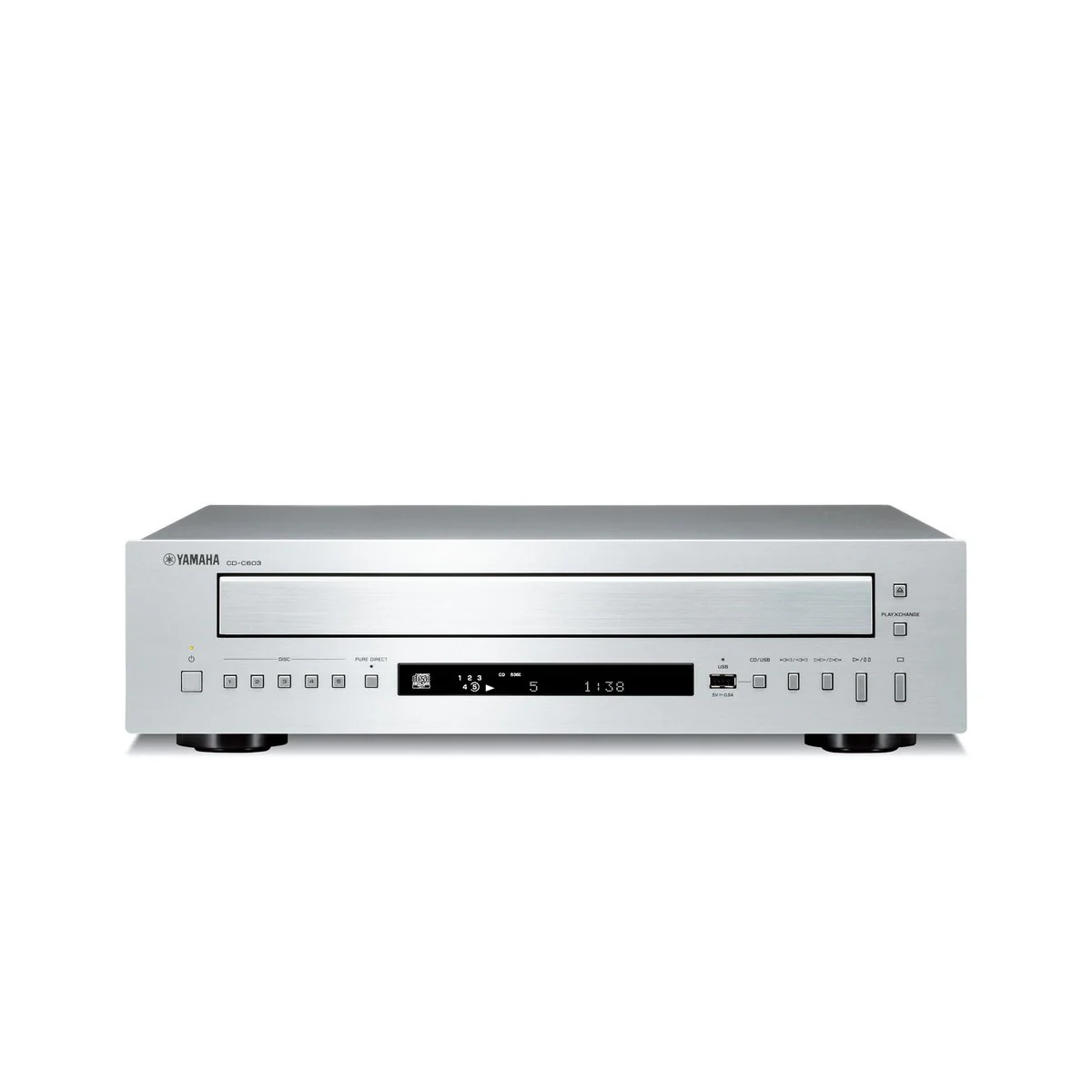 Yamaha CD-C603SI CD wisselaar met wissel plateau voor 5 CD's - Image 2